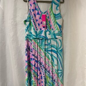 Lilly Pulitzer XL NWT Marco Maxi Dress